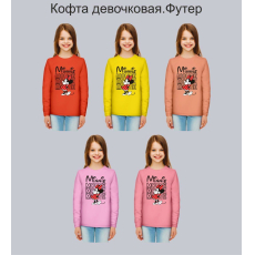 толстовка для девочек пр-во Узбекистан в интернет-магазине «Детская Цена»